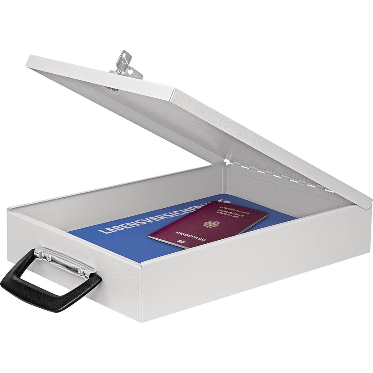 WEDO Dokumententasche WEDO 102 1537 Dokumenten-Kassette DIN A4 mit Koffergriff(T)