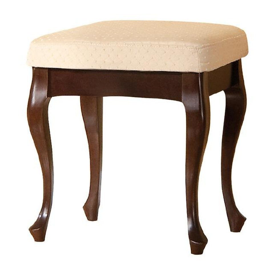 Xlmoebel Fußhocker Klassischer Chippendale Hocker Klavierhocker Model W-Ho, Made in Europa