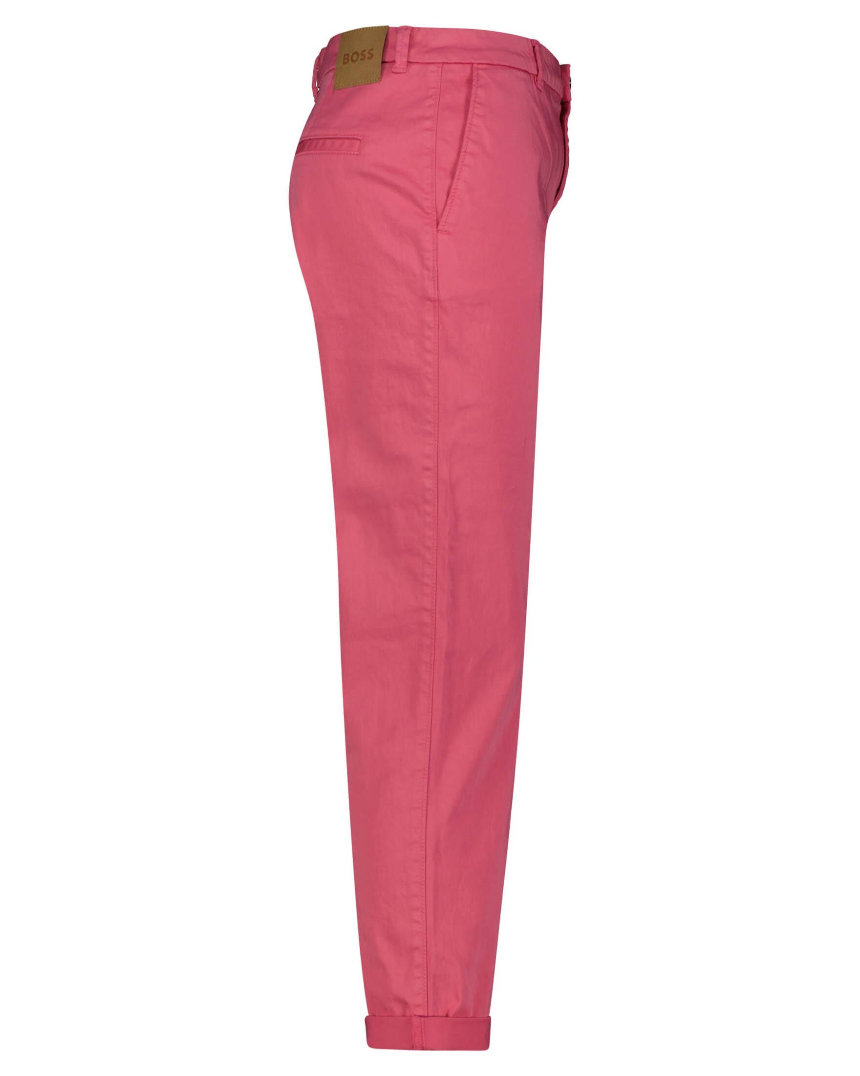 BOSS Chinohose Damen pink Chinohose (1-tlg) C_TACHINI2-D (71)