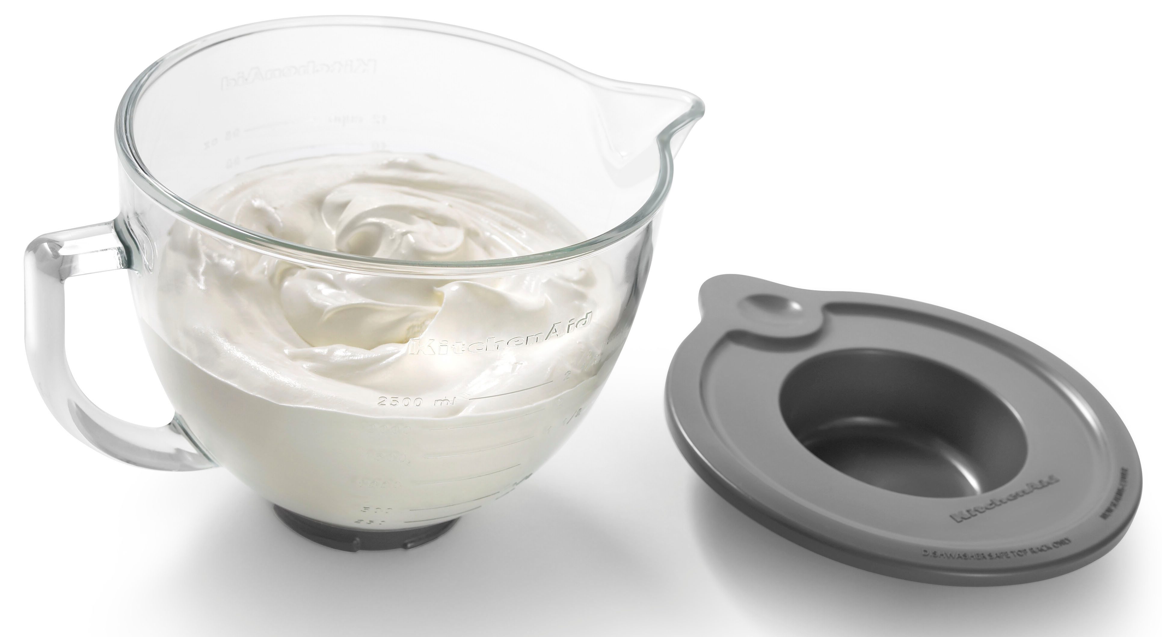 KitchenAid Küchenmaschine 5KSM125EER Empire rot, 300 W, 4,8 l Schüssel, Gratis Fleischwolf, Schüssel, Spritzgebäckvorsatz (Wert: ca.238,- UVP)