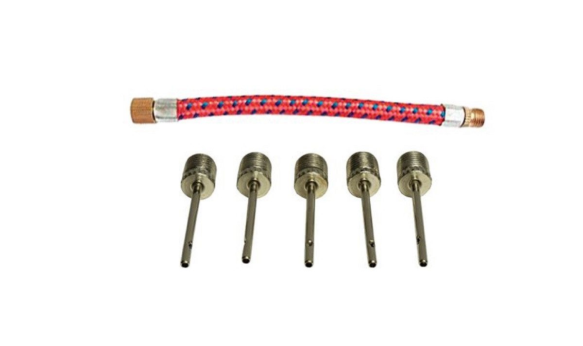 Jollystar Pumpen-Reparaturset - Luftnadel-Set mit Schlauch – Für Bälle, Matratzen & mehr, 5-St.