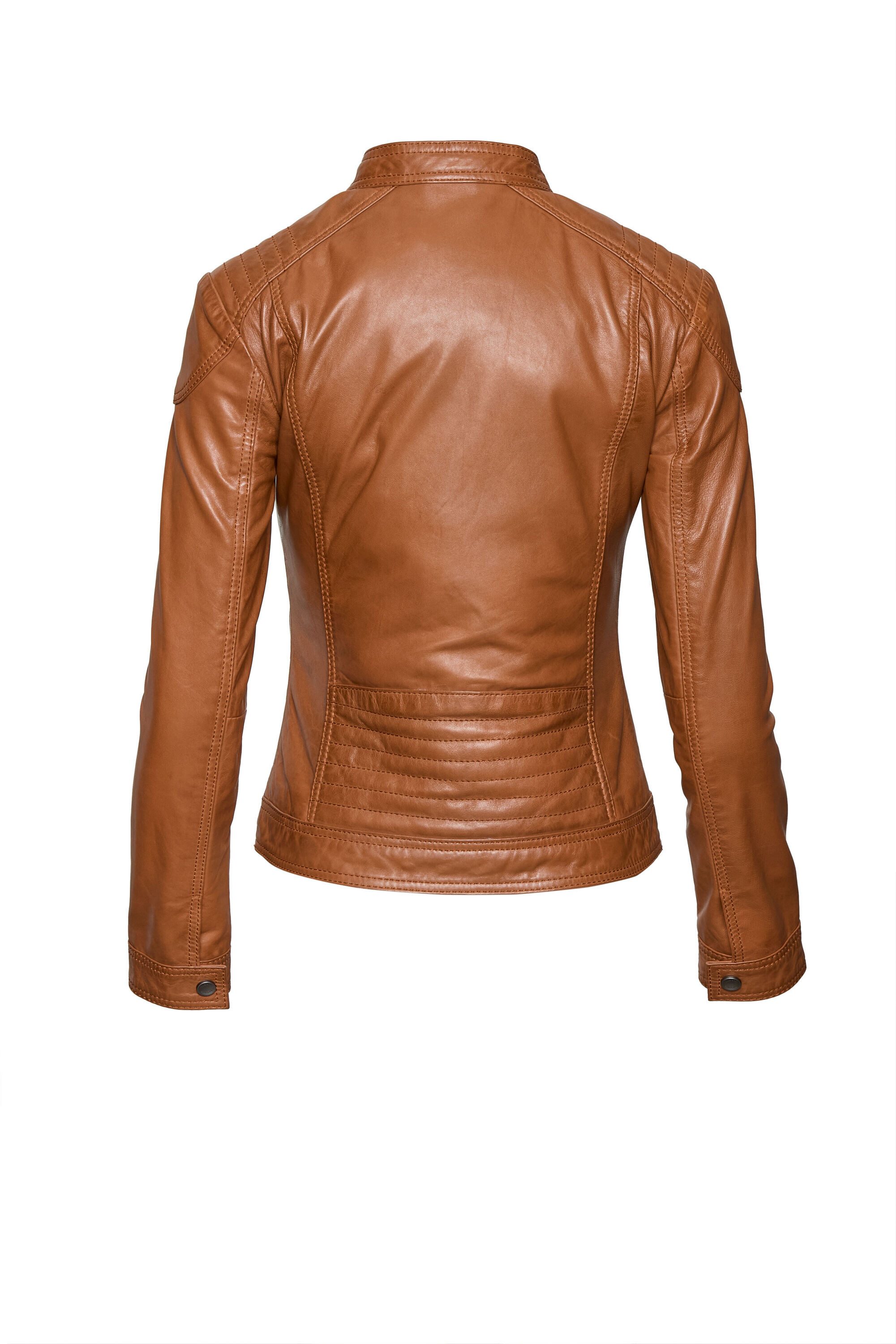 bugatti Lederjacke BULady-145 (1-St) mit Schultersteppung günstig online kaufen