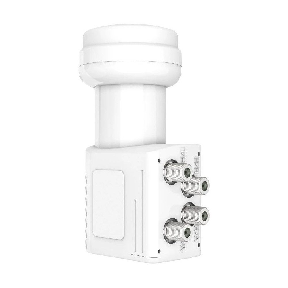 Hama Hama Universal-Quattro-LNB für Satellitenanlagen. Sat-Spiegel (Hohe Empfangsqualität, einfache Installation, robuste Bauweise)