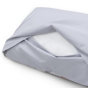 Bettwäsche 2-teilig, Bettbezug 100 x 135 cm, Kopfkissenbezug 40 x 60 cm, Amilian, 100% Baumwolle