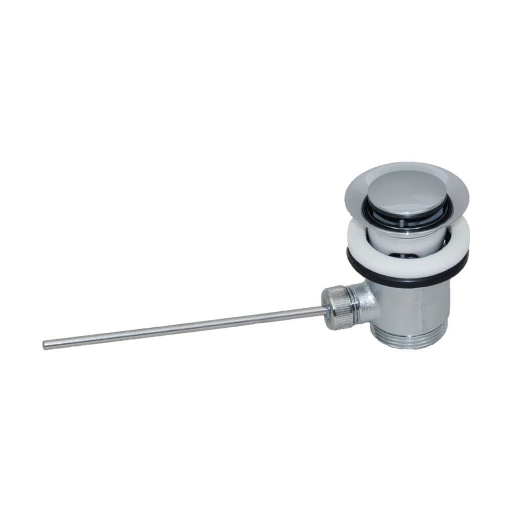 ASW Ablaufgarnitur Excentergarnitur 1 1/4" messing verchromt mit Excenterstopfen