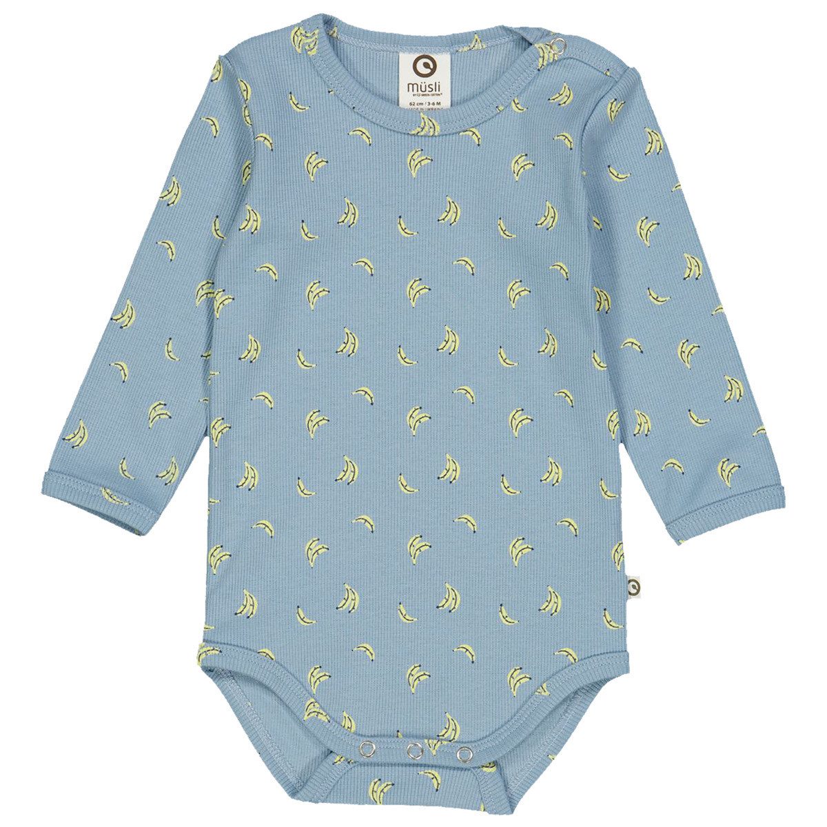 Müsli by GREEN COTTON Langarmbody 1582073600 Jungen (1-tlg) Langarm Einteiler, Body, Longsleeve-Body, Bodysuit, Stretchbody