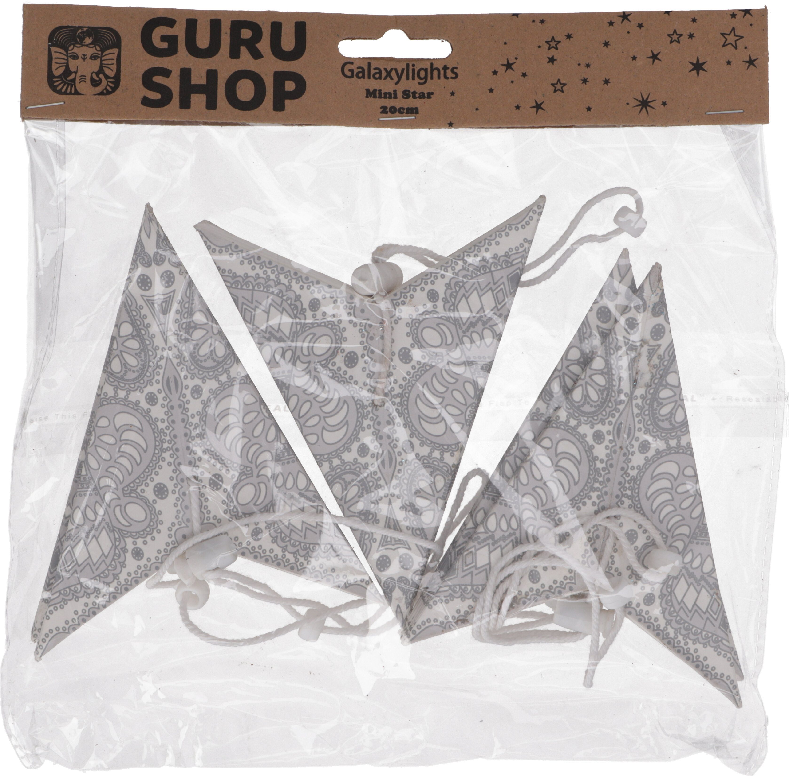 Guru-Shop Papiersterne 5 Stk. Papier Ministern für Lichterkette, 20..