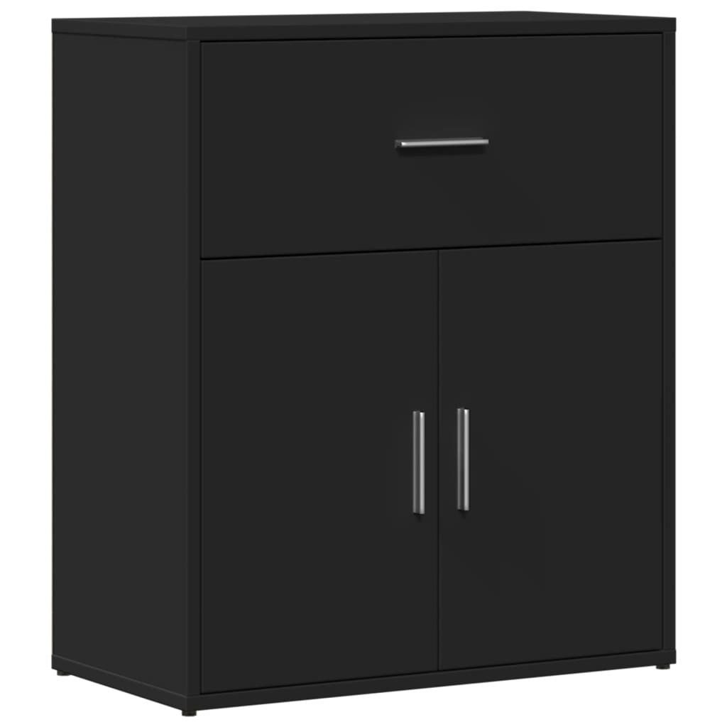Sideboard Sideboard Schwarz 60x31x70 cm Holzwerkstoff