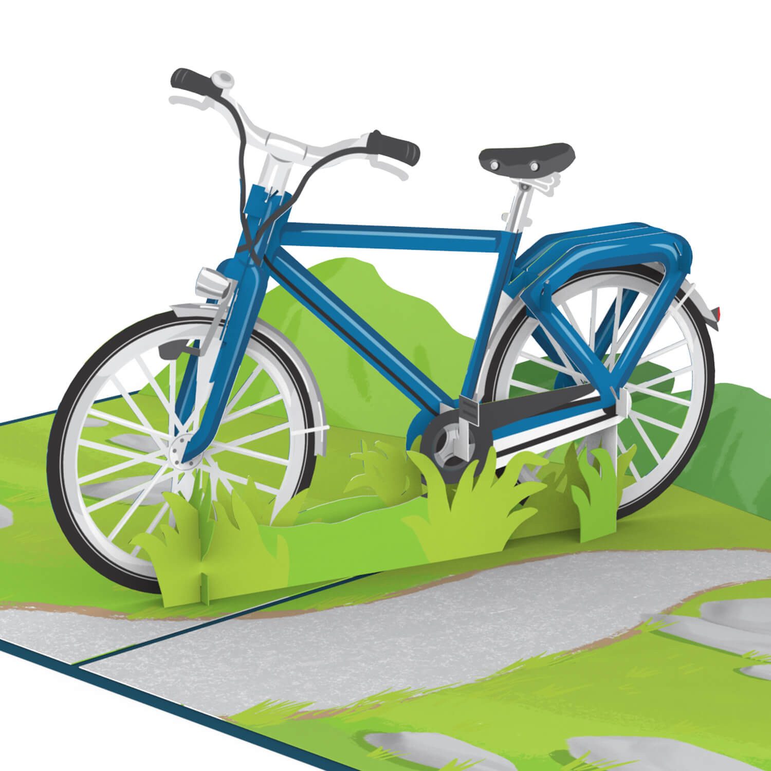 papercrush Geburtstagskarte Fahrrad Pop-Up Karte