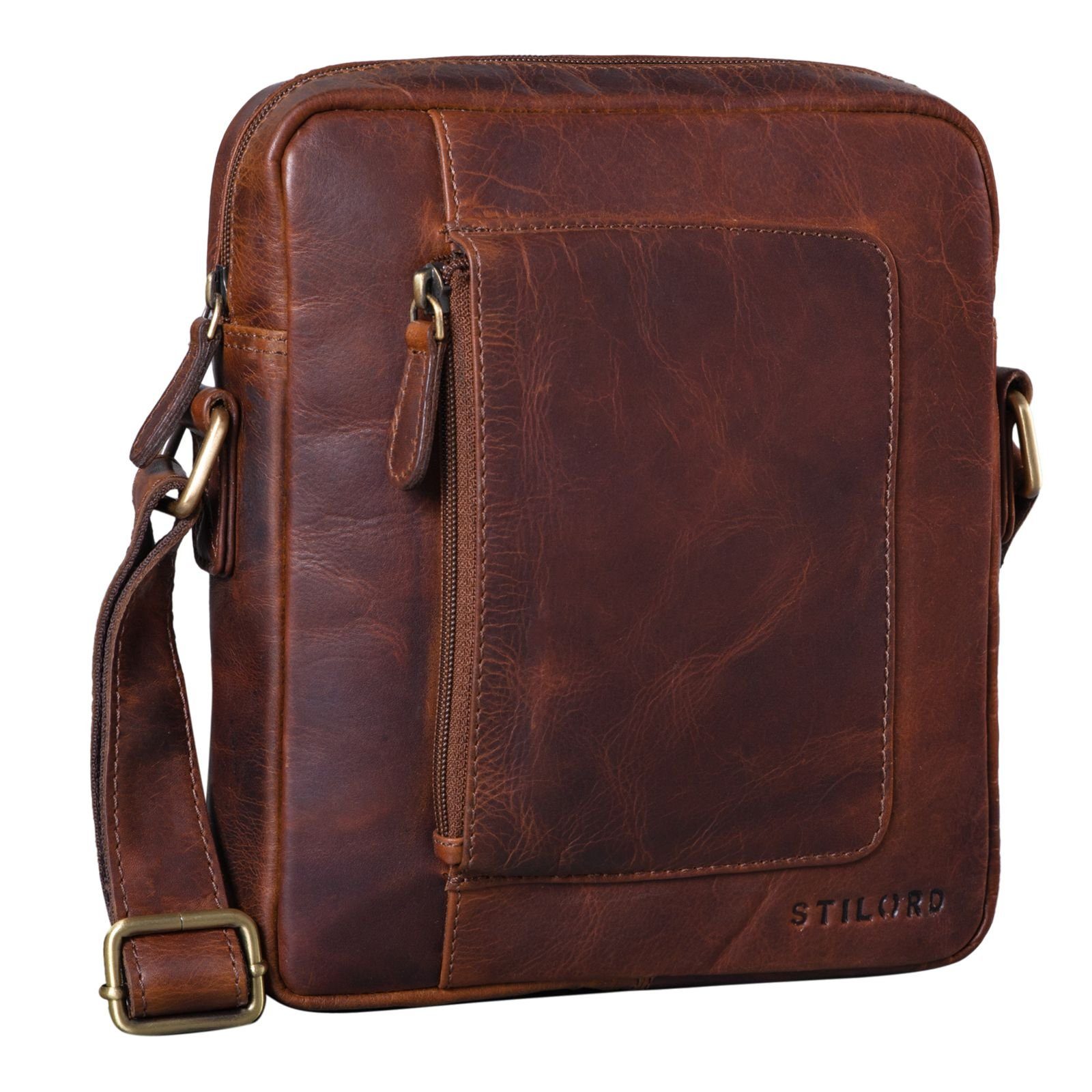 STILORD Schultertasche "Ashton" Herren Leder Tasche günstig online kaufen