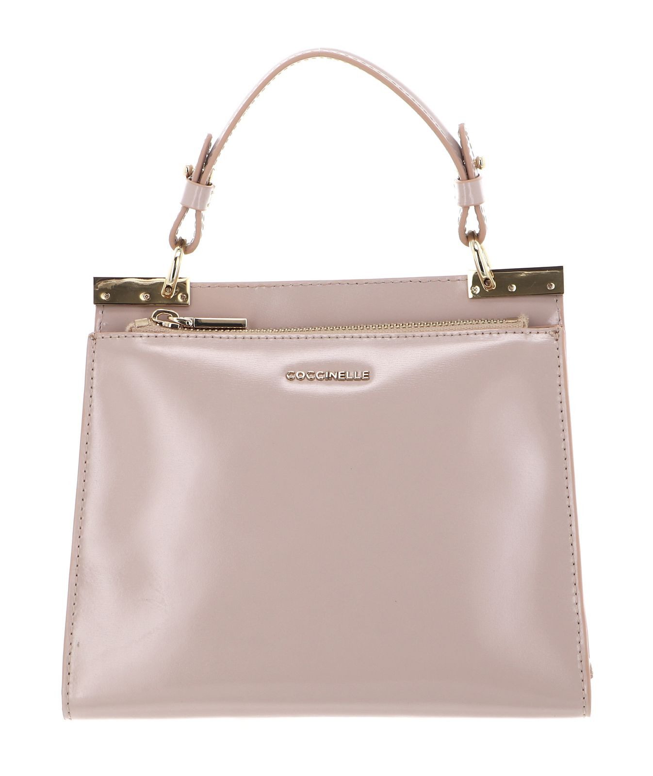 COCCINELLE Handtasche Handbag Shiny Calf Leather, aus echtem Kalbsleder