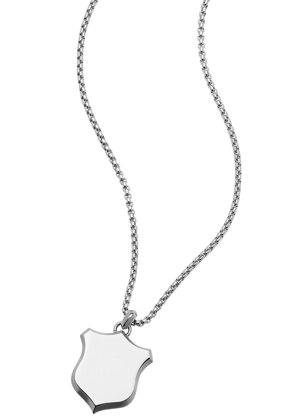 Fossil Kette mit Anhänger Wappen, HERIT...