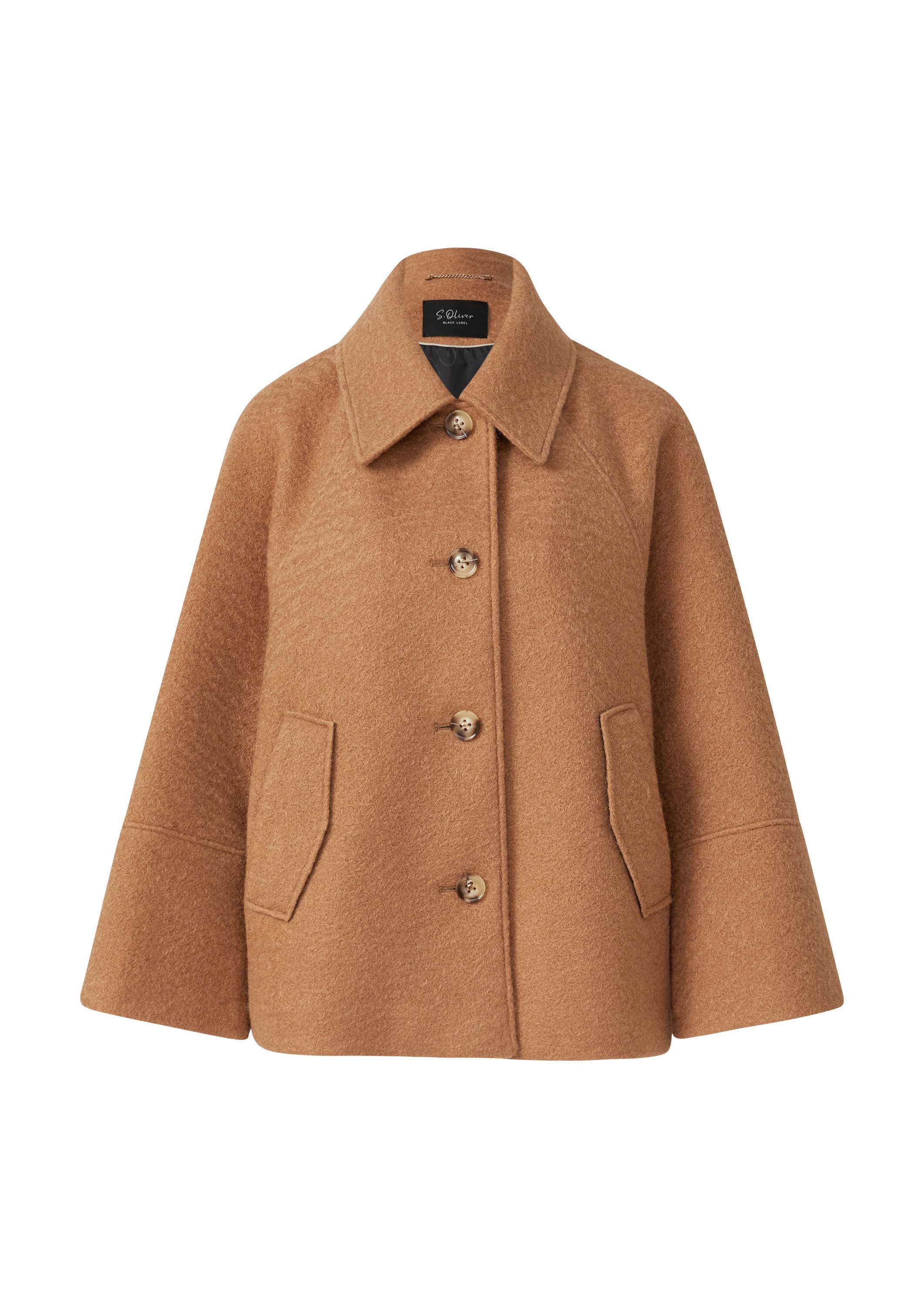s.Oliver Funktionsjacke Outdoor-Jacke Bouclé-Jacke im Loose günstig online kaufen