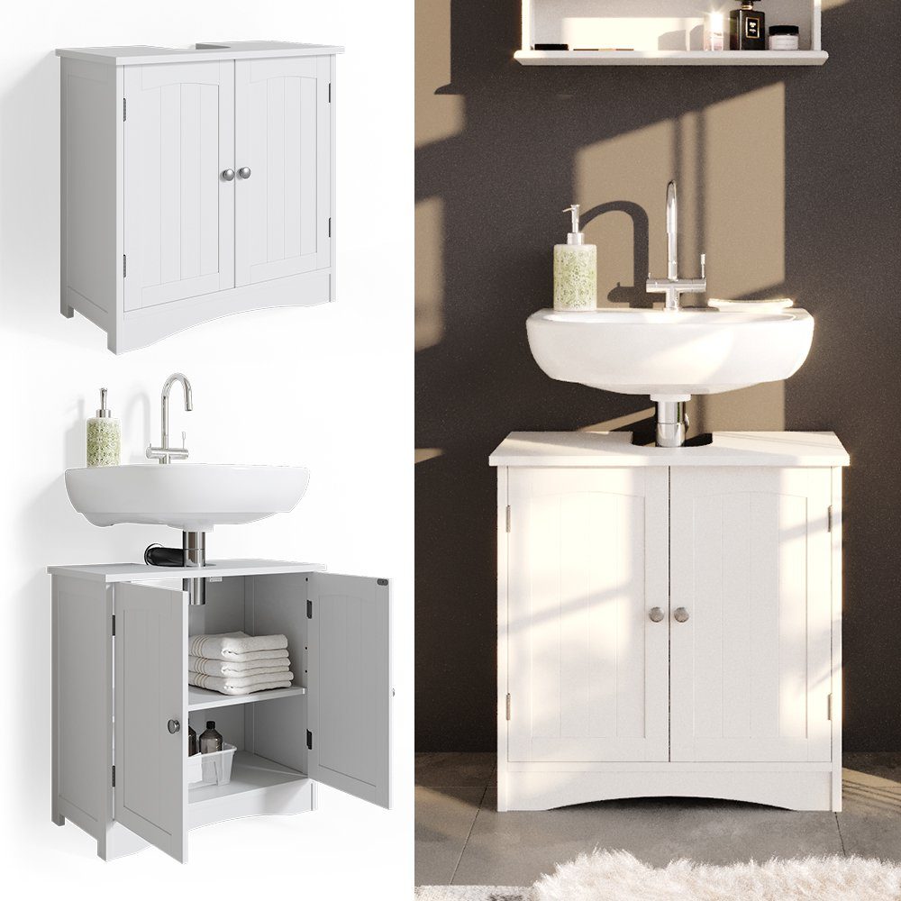 Vicco Waschbeckenunterschrank Bianco, Weiß, 60 x günstig online kaufen