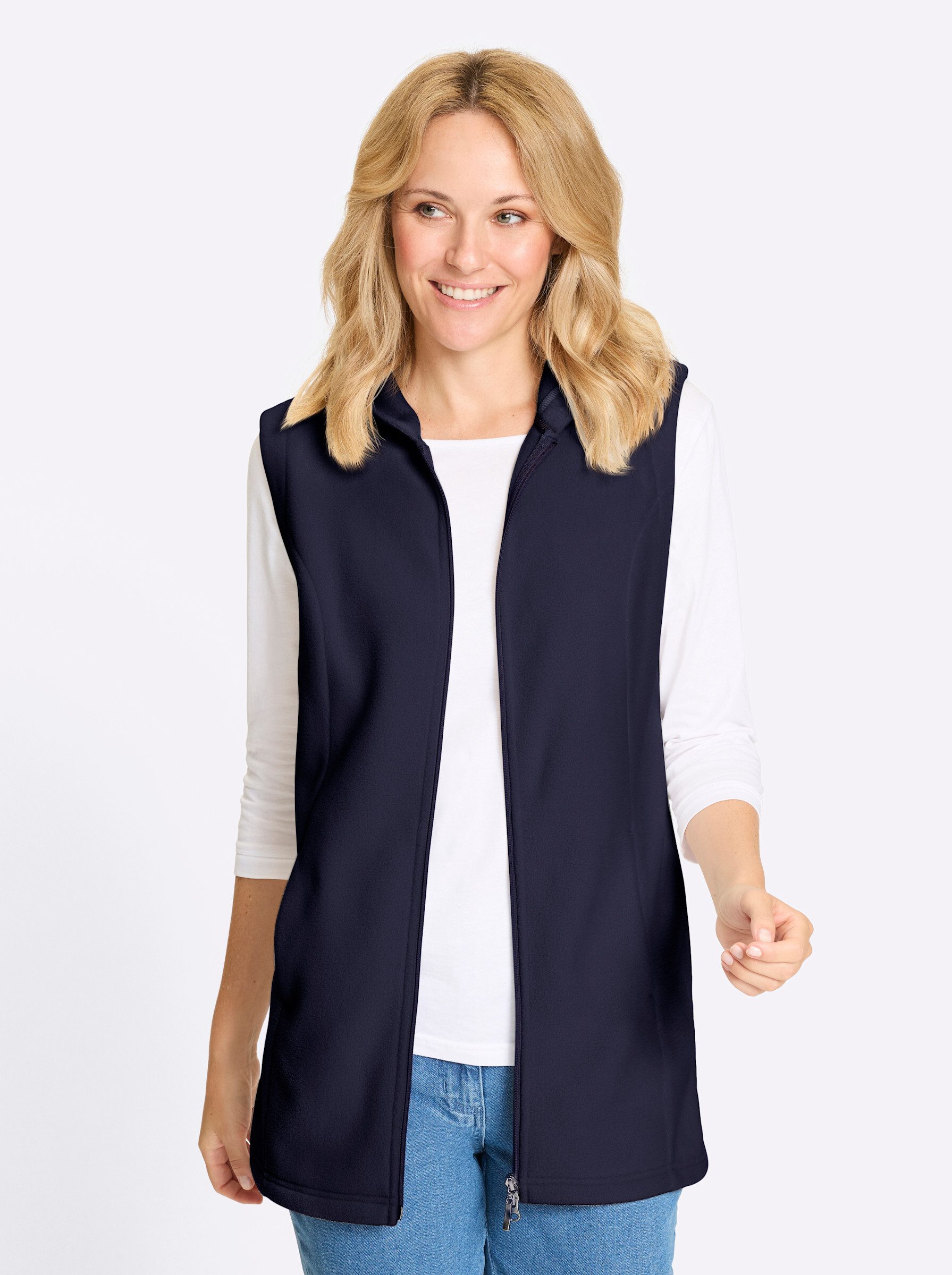 Sieh an! Jerseyweste Fleeceweste . günstig online kaufen