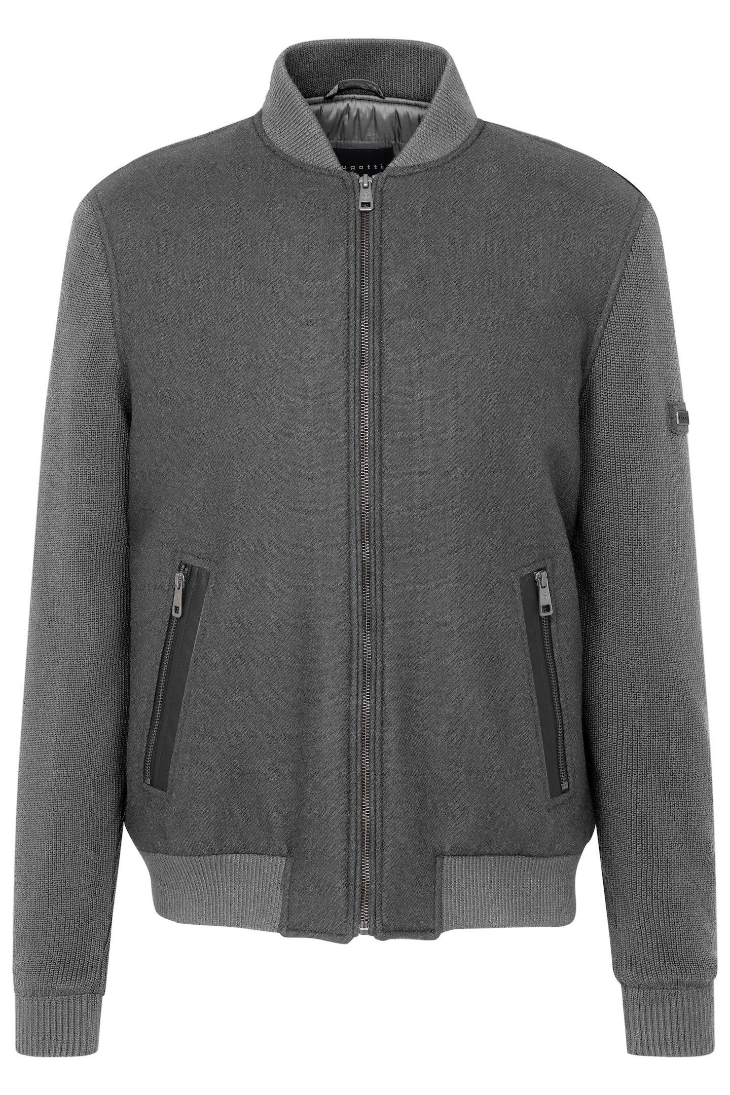 bugatti Strickjacke mit Stehkragen günstig online kaufen