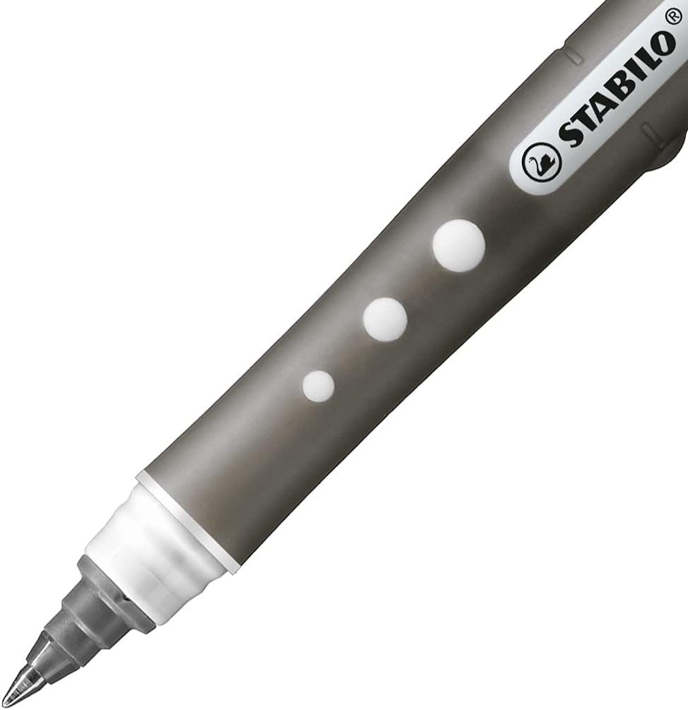 Thumbnail - STABILO Tintenroller Tintenroller - STABILO worker+ colorful - medium - 10er Pack - schwarz
