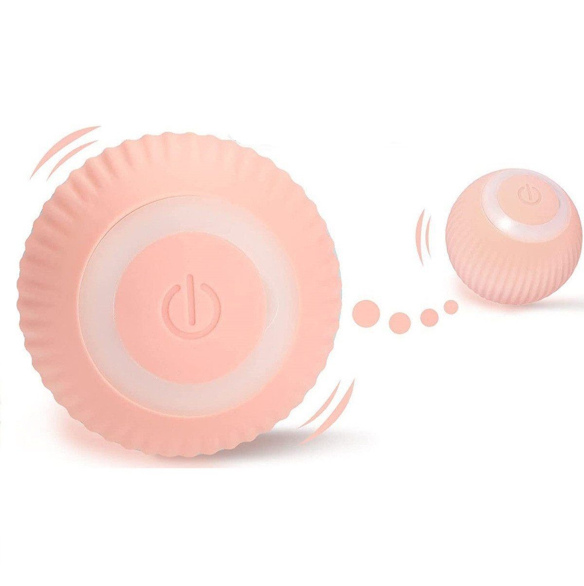 Tier-Intelligenzspielzeug Interaktives Katzenspielzeug Ball, mit LED Licht, USB,4.3cm