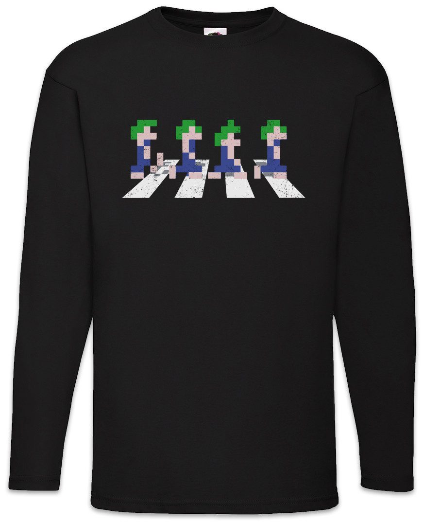Langarmshirt Lemmings Road Langarm T-Shirt Video Game Gamer Geek Nerd Lemminge