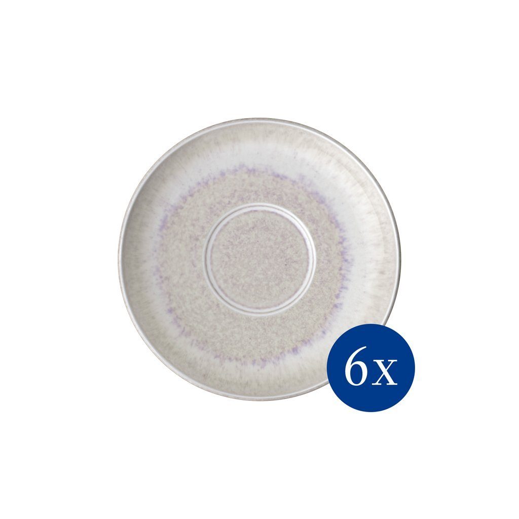 like. by Villeroy & Boch Untertasse Perlemor Kaffeeuntertasse, (6 St)