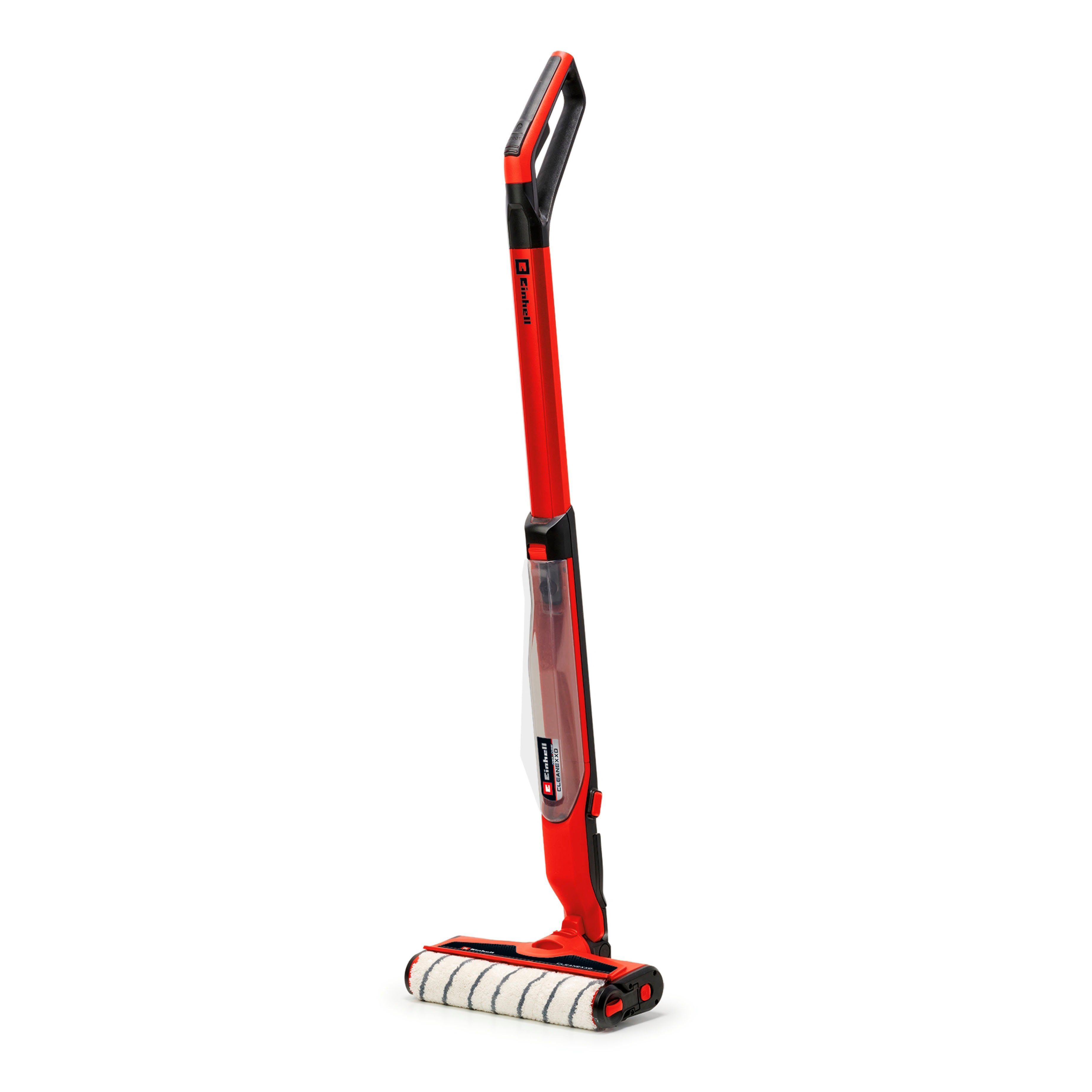 Einhell Hartbodenreiniger Power X-Change CLEANEXXO, beutellos, ohne Akku rot
