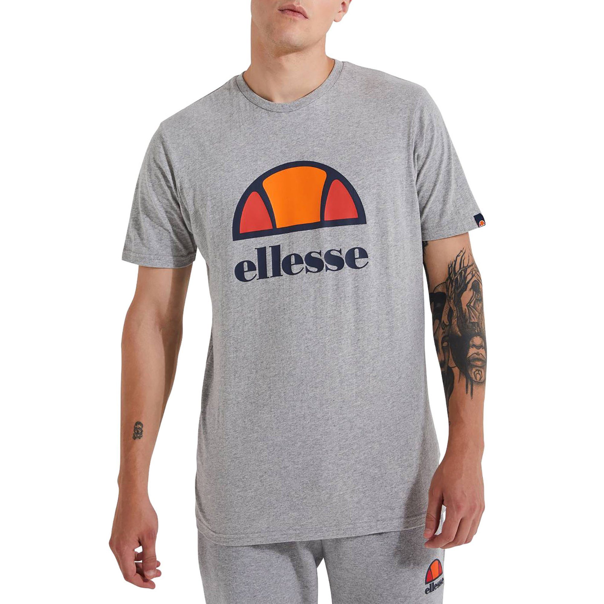 Ellesse T-Shirt Herren T-Shirt 1er Pack Baumwolle DYNE TEE (Packung, 1er Pack)