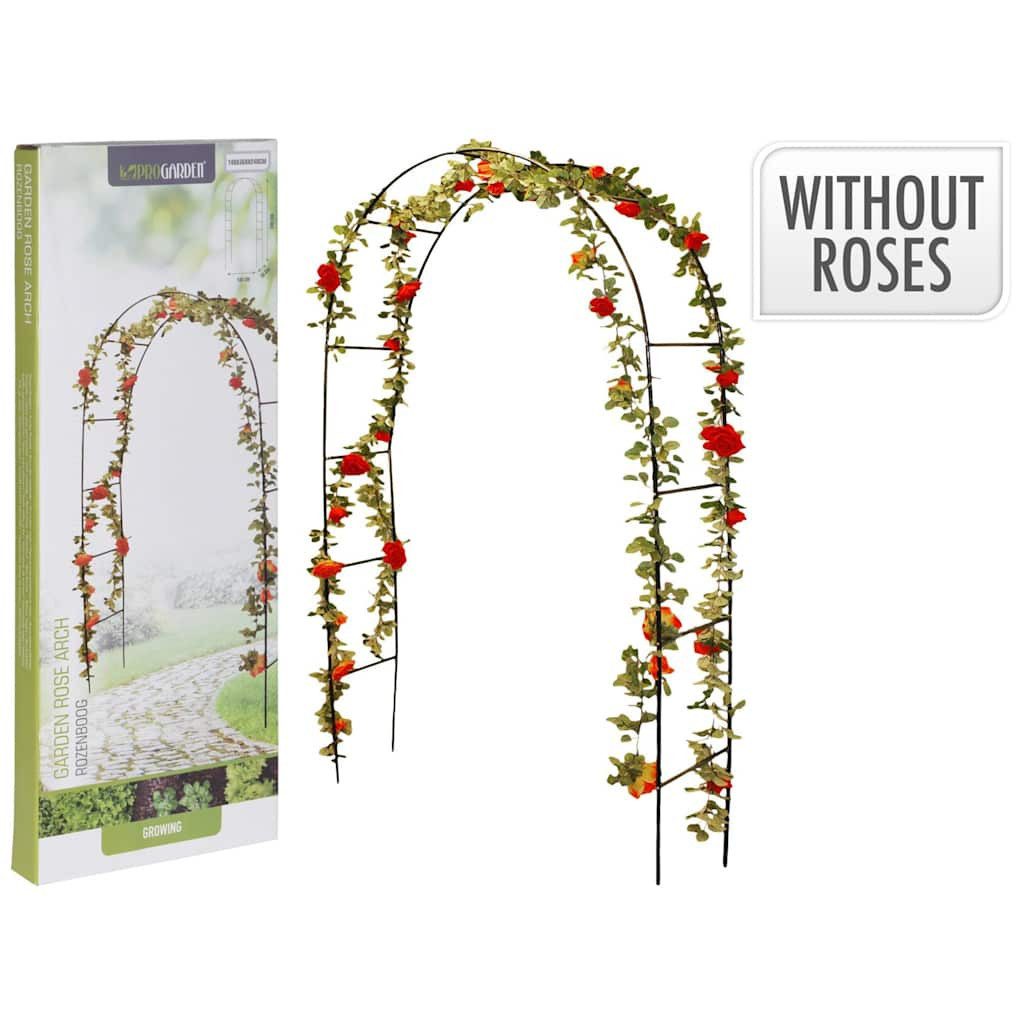 Progarden Pergola Rosenbogen mit Metallgestell 13 mm, BxTxH: 140x36x240 cm, (1-tlg), Rosenbogen mit Metallgestell 13mm Rankbogen Torbogen Rankhilfe