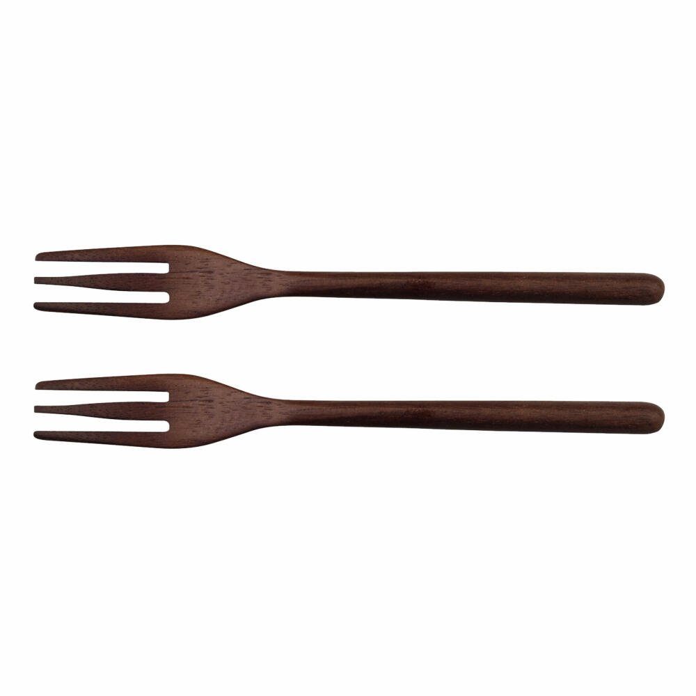 ASA SELECTION Tafelgabel wood 2er Set Akazie 15 cm (2 Stück)