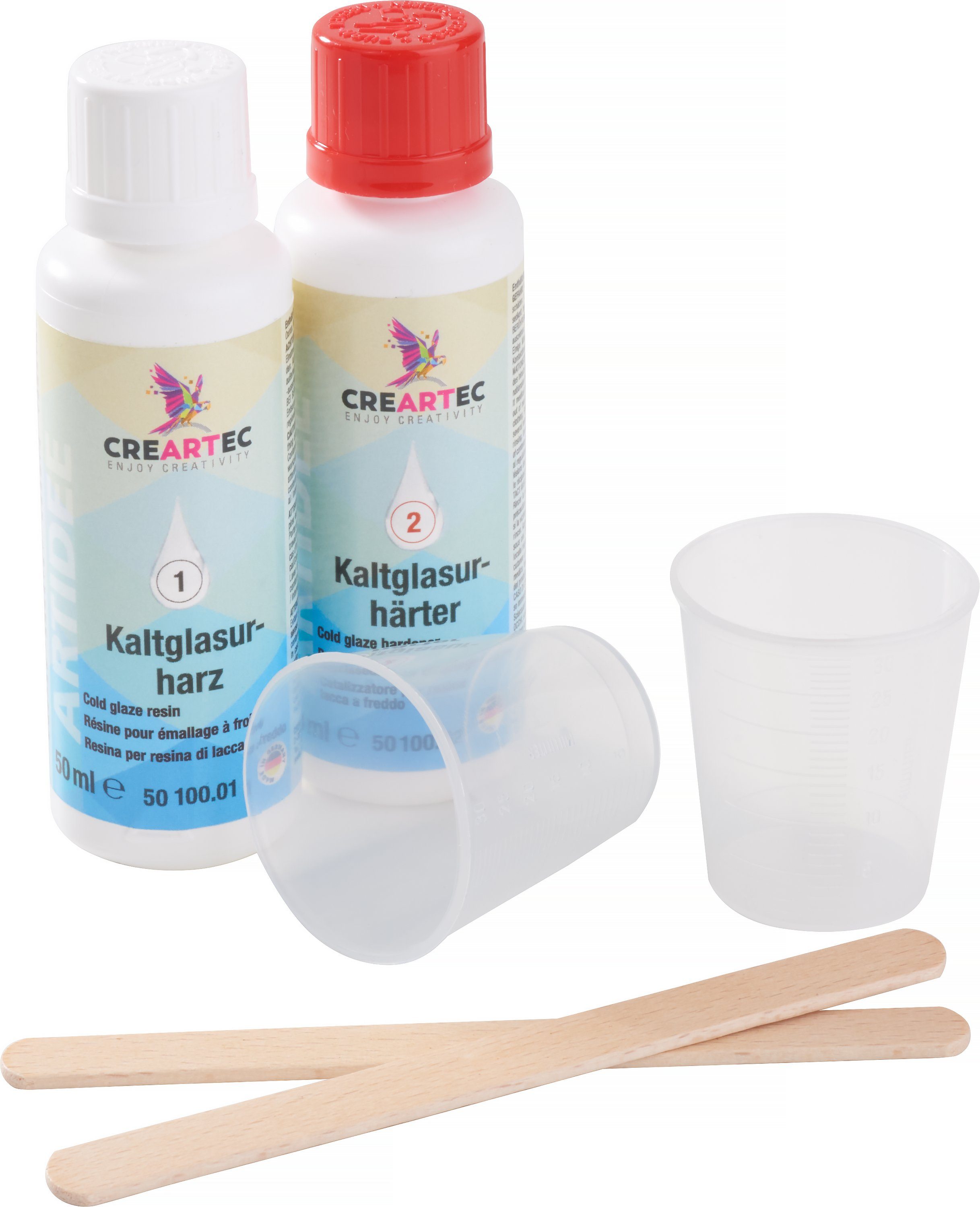 CREARTEC Modellierwerkzeug Kaltglasur-Set, 100 ml