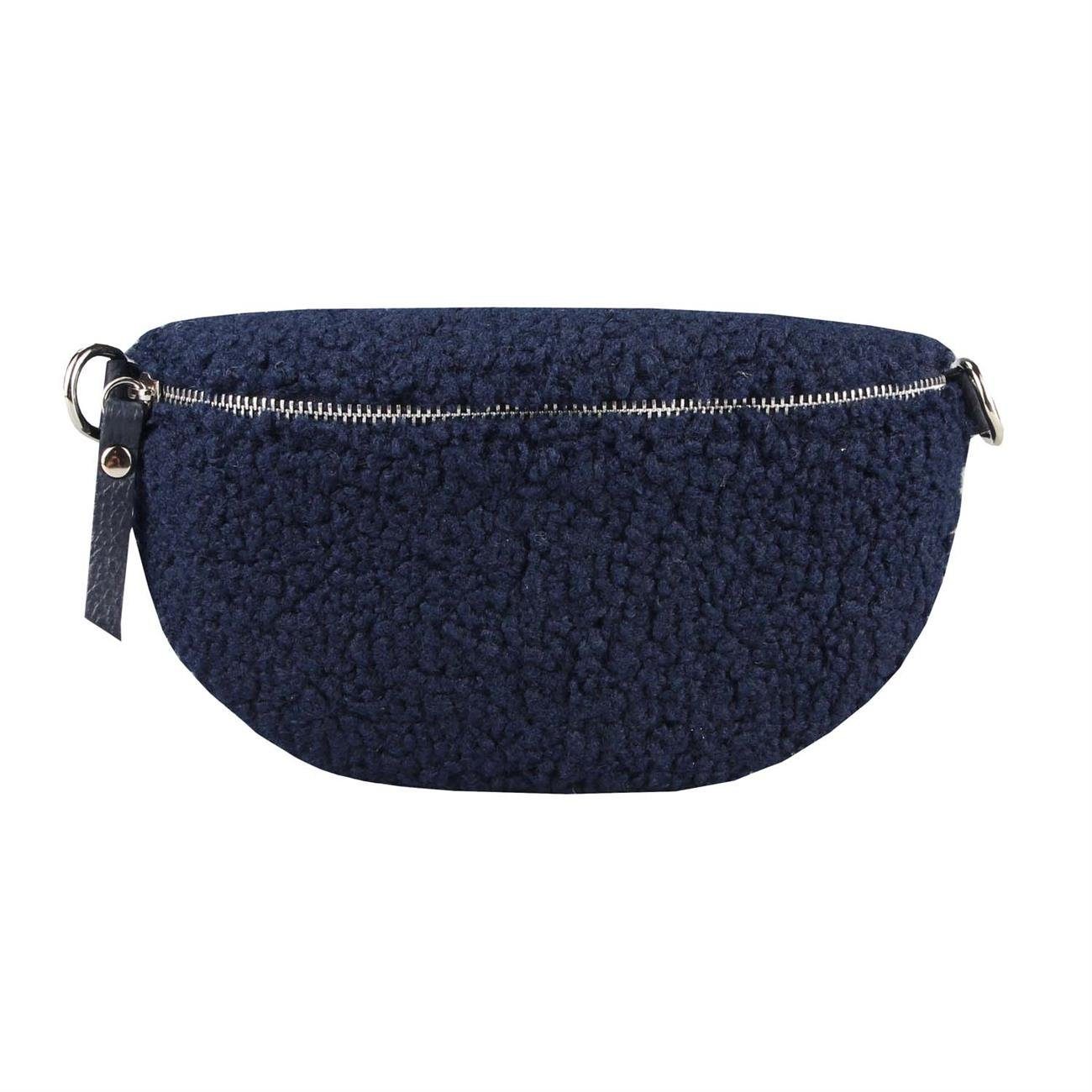 ITALYSHOP24 Bauchtasche Damen Fell Leder Gürtel günstig online kaufen