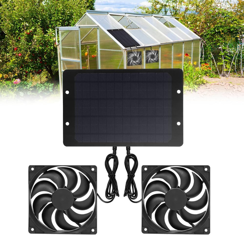 BlingBin Wandventilator Solar fan 12V 10W günstig online kaufen