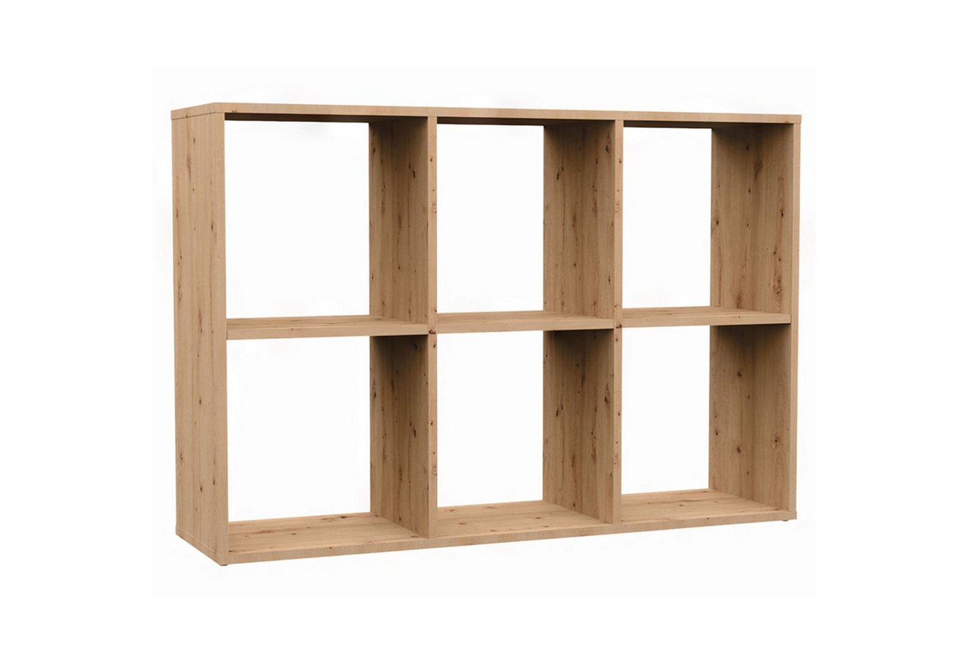 Selsey Standregal MALAX, Regal mit 4, 6 oder 8 Fächern – flexibel aufstellbar