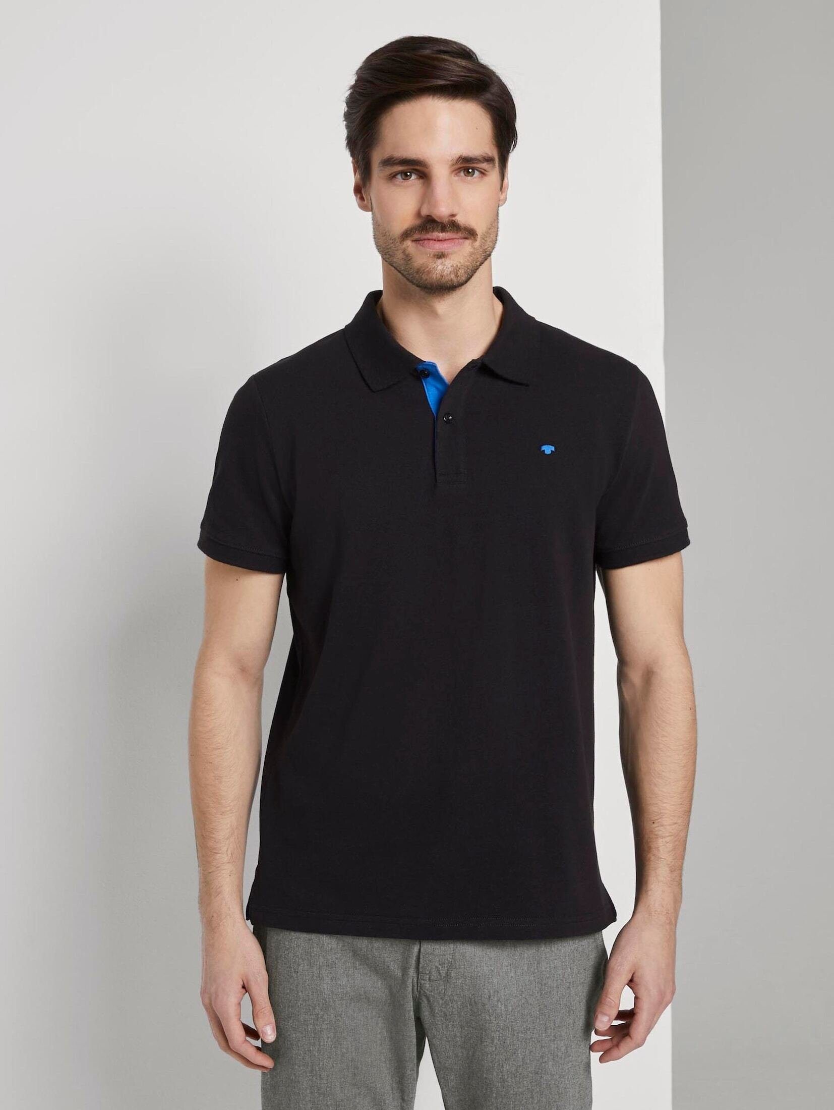 TOM TAILOR Poloshirt Poloshirts Piqué Poloshirt aus Baumwolle
