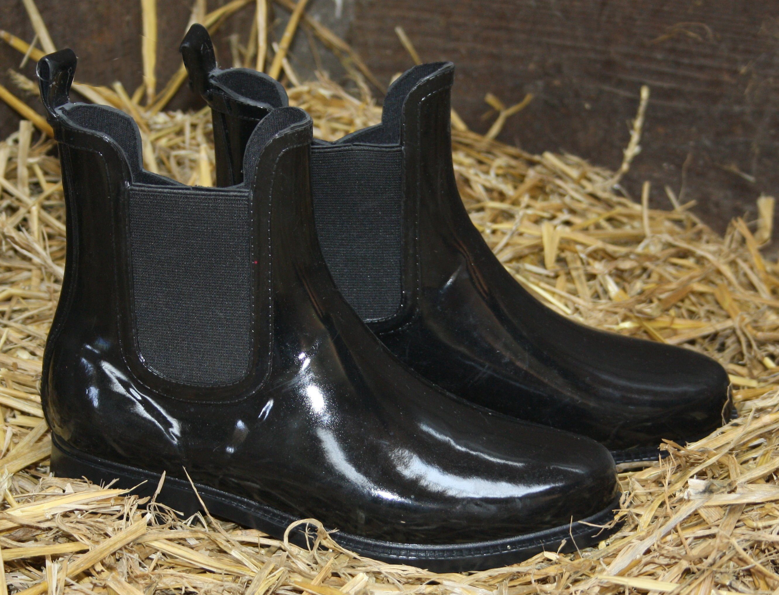 Zapato Chelseaboots Damen Lack Stiefeletten Gummistiefel Chelsea Jelly Boots  Schuhe Regenstiefel online kaufen | OTTO