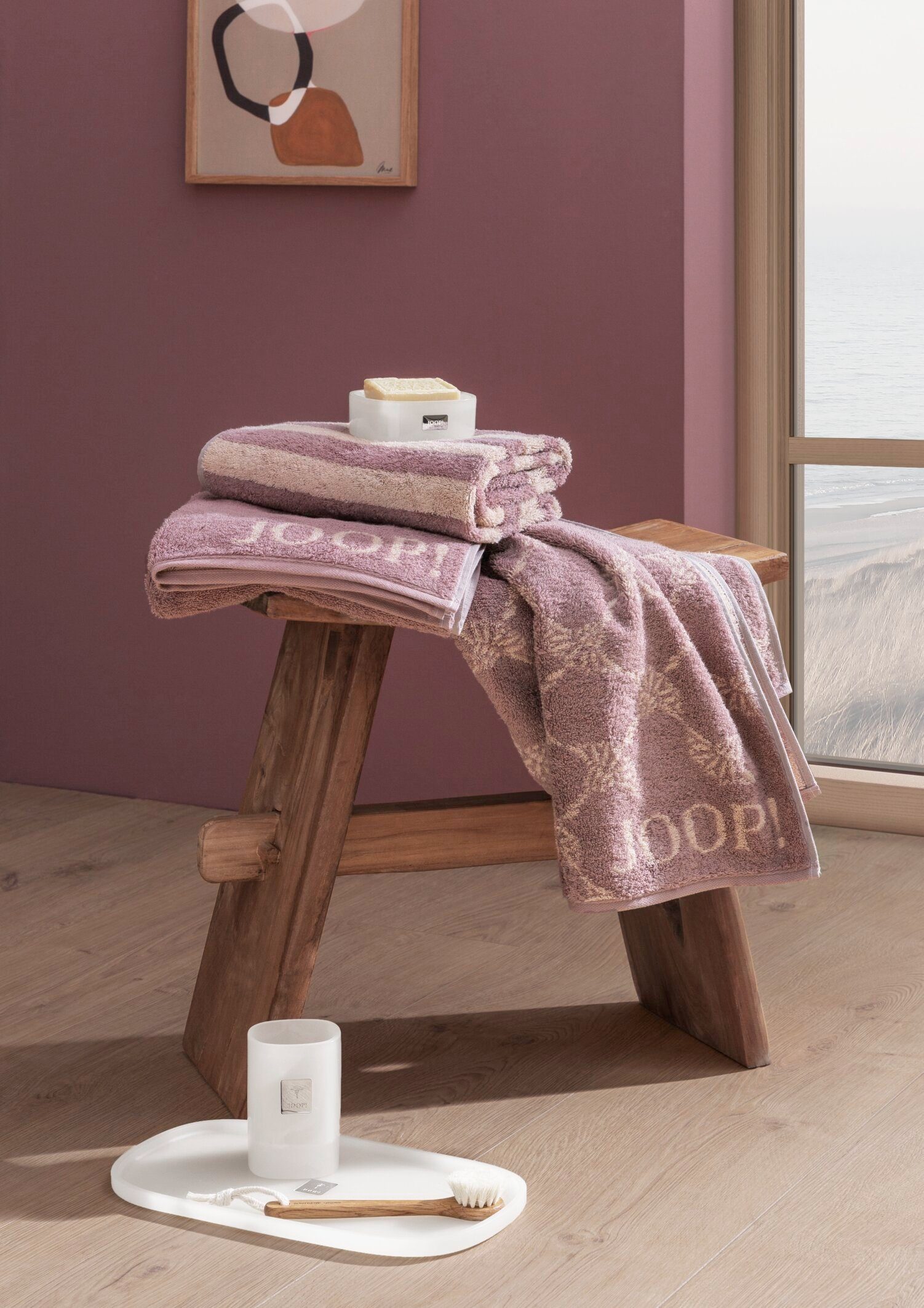 JOOP! Seiftuch JOOP! LIVING - CLASSIC CORNFLOWER Seifentuch-Set, Textil (3-St) – Bild 5 von 5