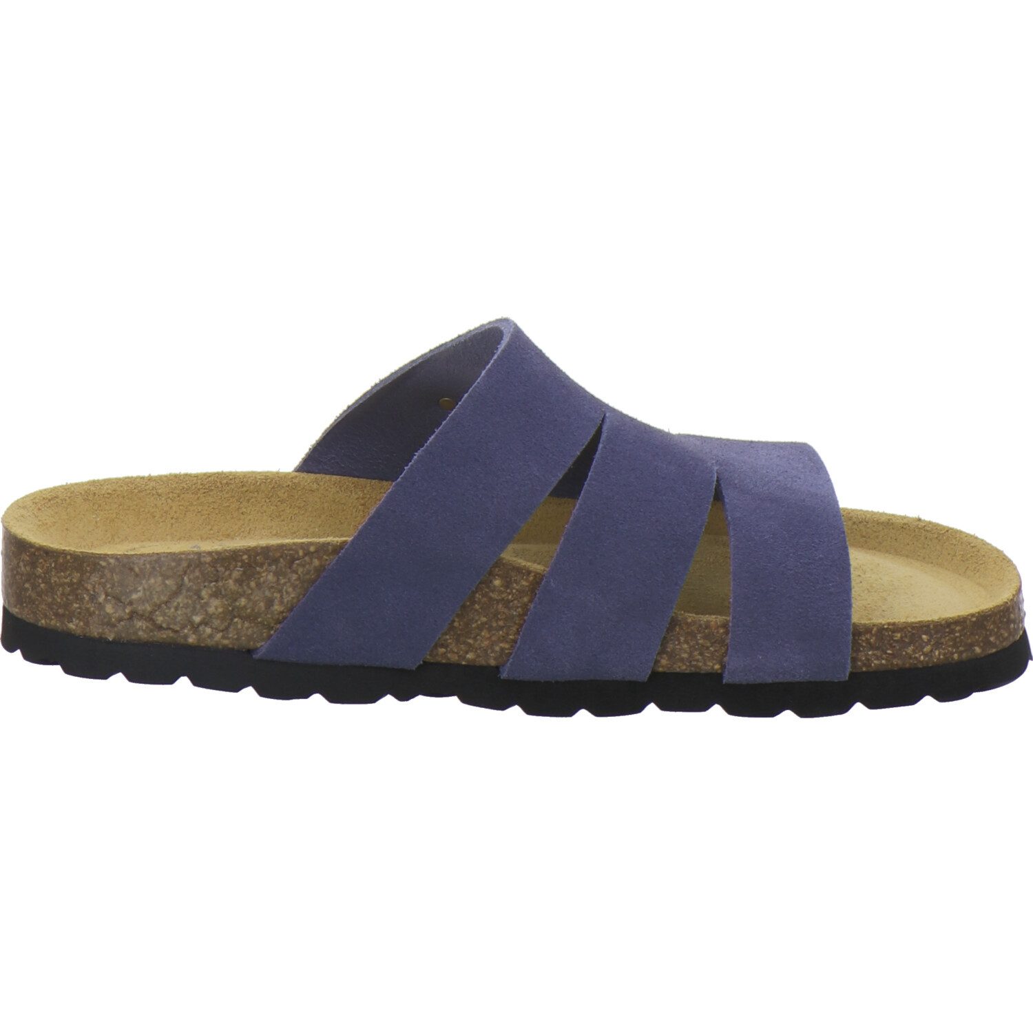 AFS-Schuhe 211353 modische Pantolette für Damen mit Fußbett, bequeme Sandalen aus Leder