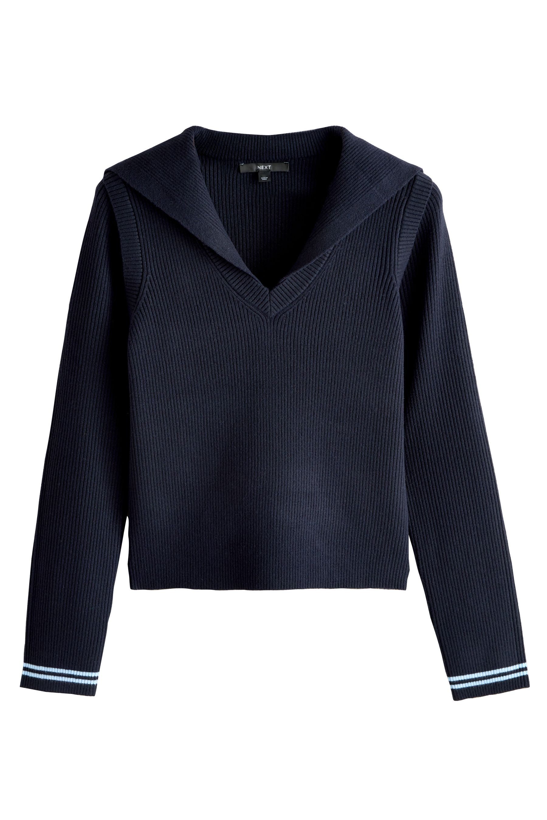 Next Strickpullover Superweicher Pullover mit Matrosen-Hemdkragen (1-tlg) günstig online kaufen