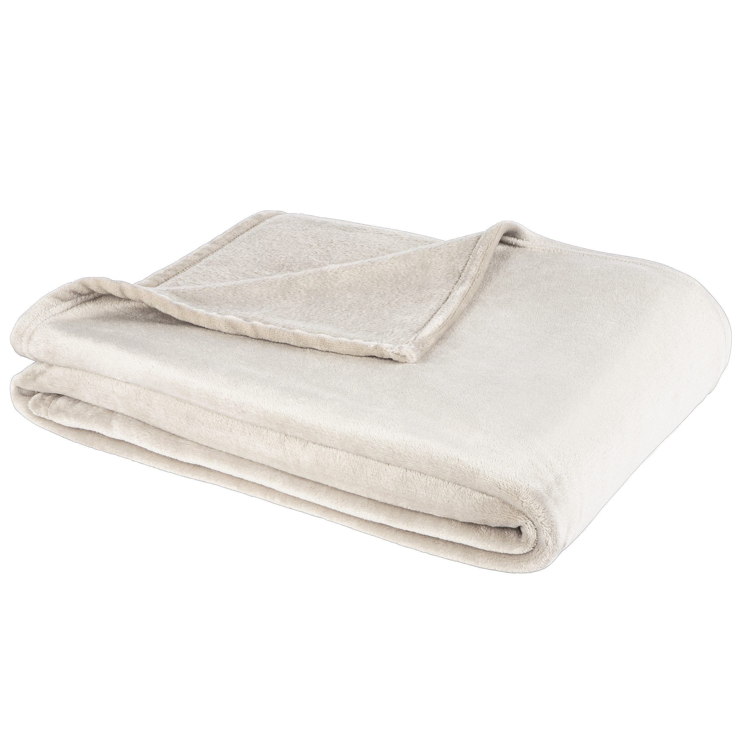 Wohndecke Cashmere Touch Kuscheldecke Wohndecke in Nicki-Qualität, livessa, günstig online kaufen