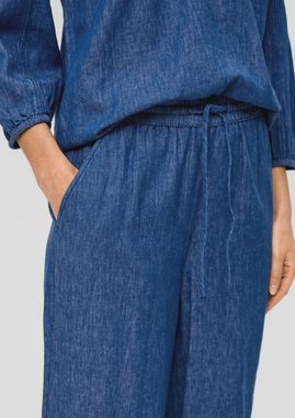 s.Oliver Stoffhose Relaxed: Twillhose mit Wide leg