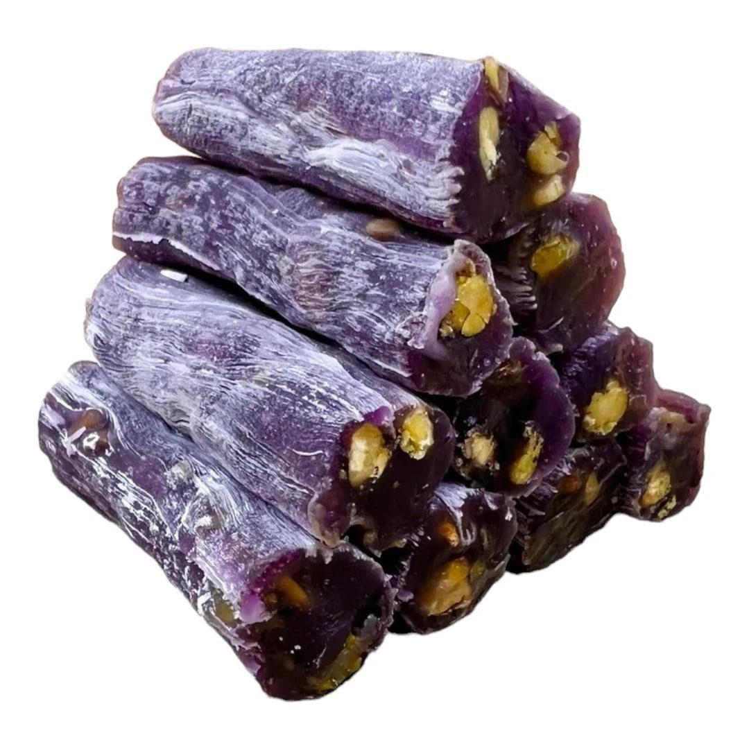 Öz Natur Süßigkeit, Turkish Delight Finger Lokum mit Pistazien und Brombeere 50