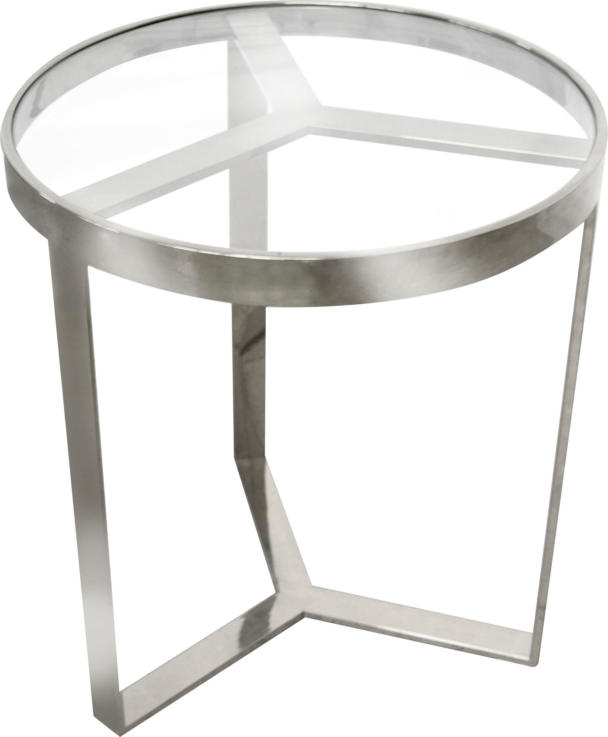 Leonique Beistelltisch Palmer, aus Edelstahl. € 329,99