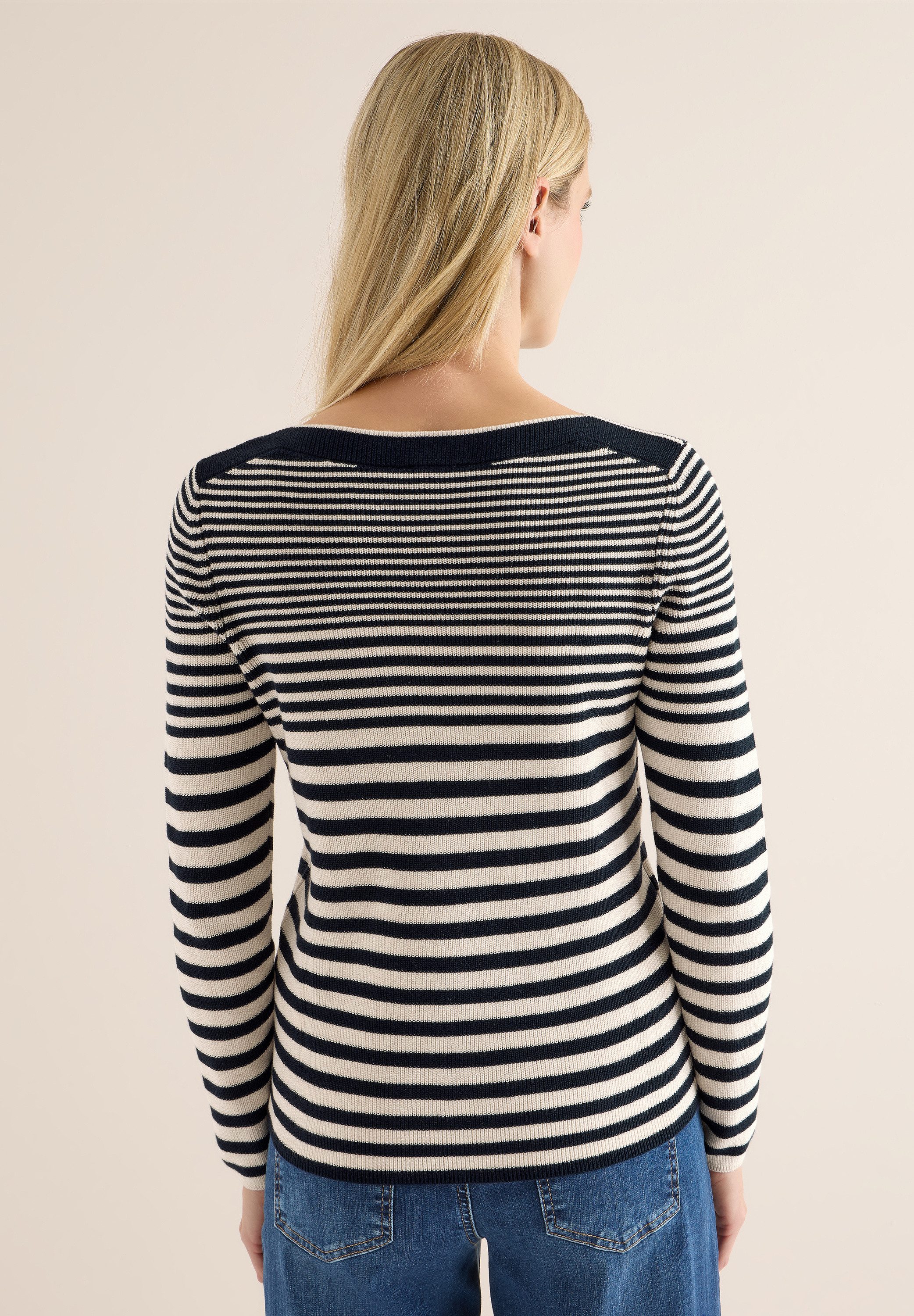 CECIL Strickpullover aus reiner Baumwolle