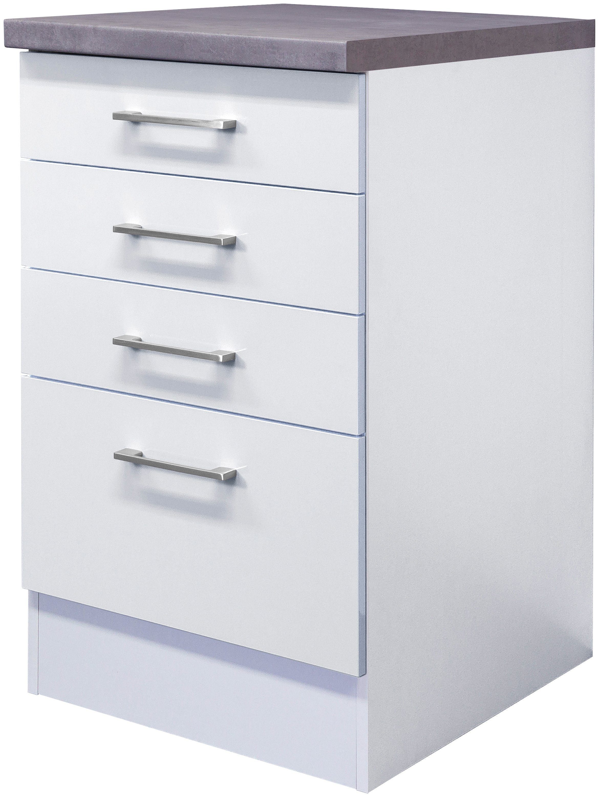 x praktischen x Kopenhagen 60 50 Unterschrank T) (B Flex-Well H x 86 mit cm, x Schubkästen