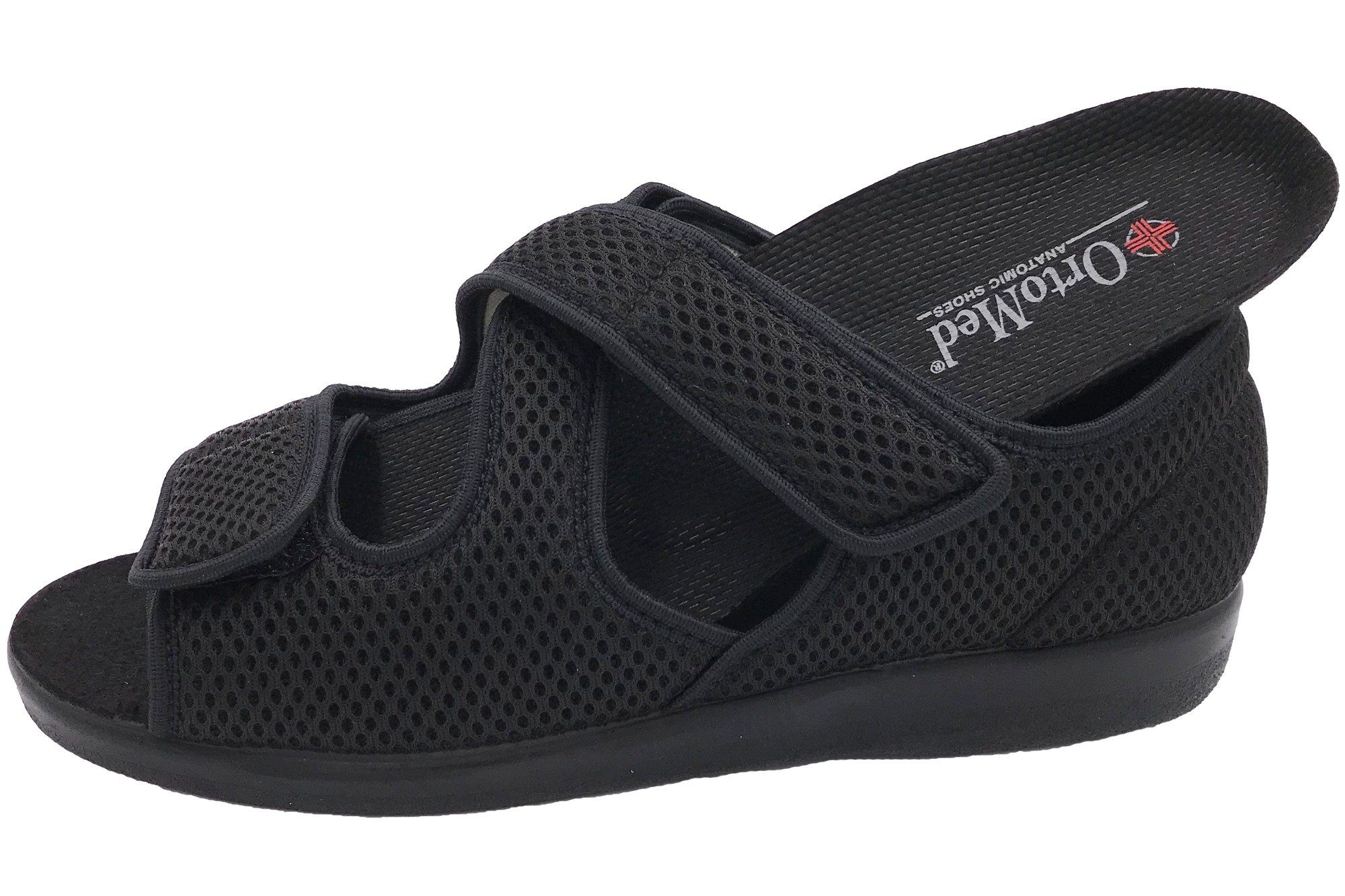 PADERO Ortomed Klettsandale Verbandschuhe Hausschuh Orthopädischer Rehabilitationsschuh