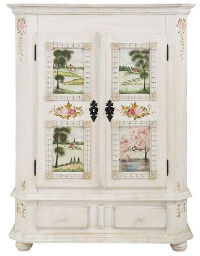 Premium collection by Home affaire Kommode »Sophia«, mit schönen Ornamenten und besonderen handgemalten Design auf den Türfronten