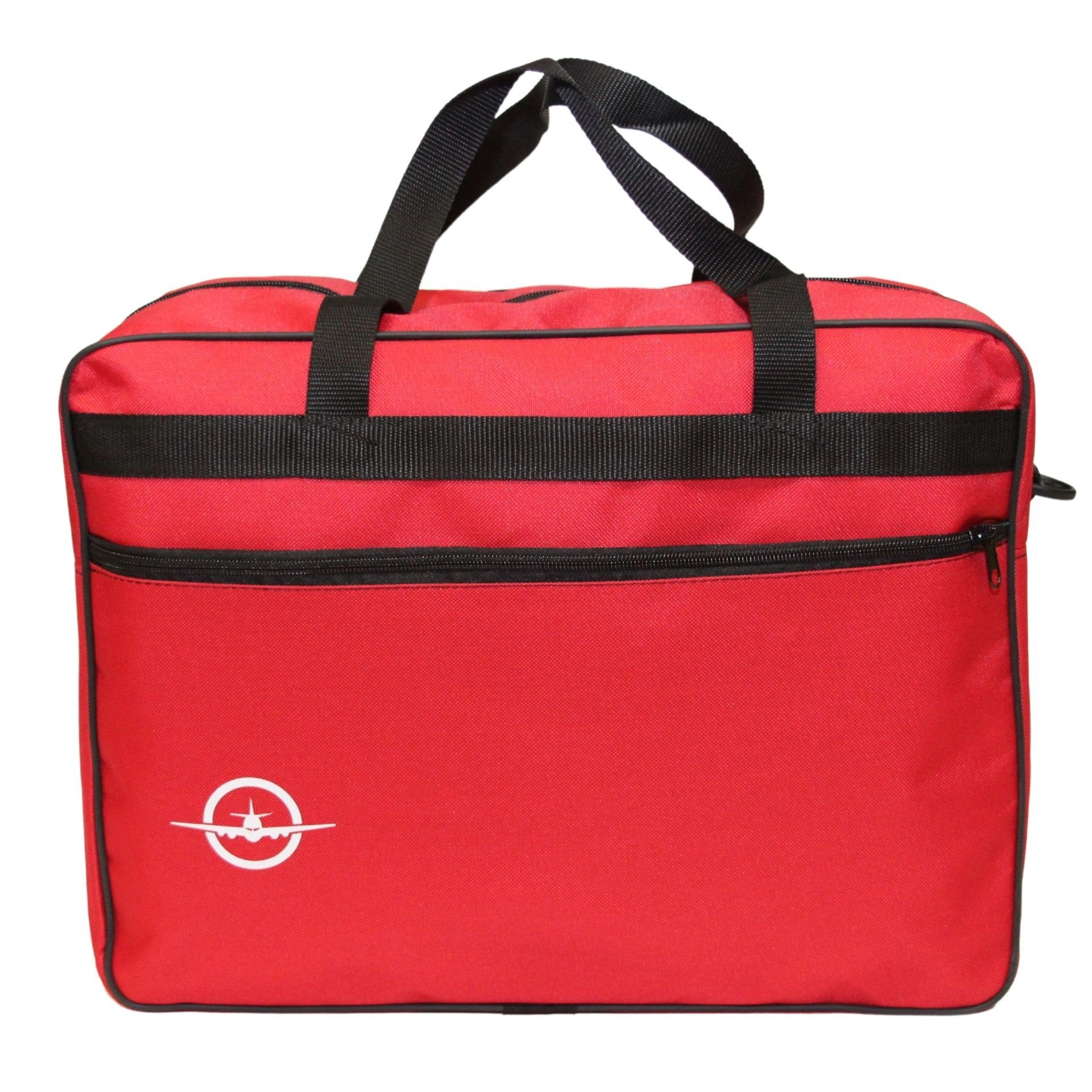 Aves-24 Reisetasche REISETASCHE 40 x 30 x 20 cm Boardgepäck HANDGEPÄCK f. z.B Wizzair, Rot Wizzair