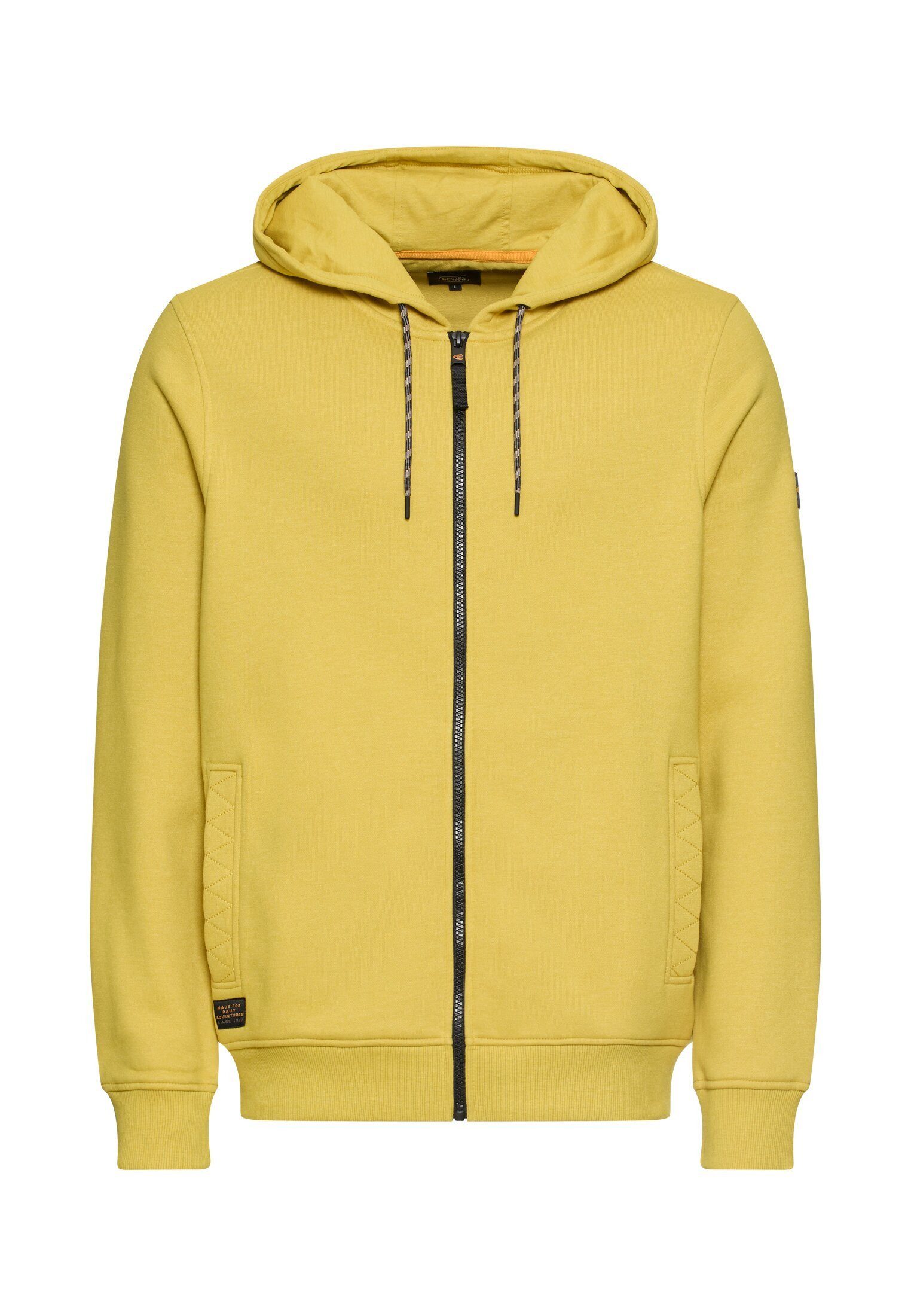 camel active Kapuzensweatshirt Kapuzenjacke mit Reißverschluss