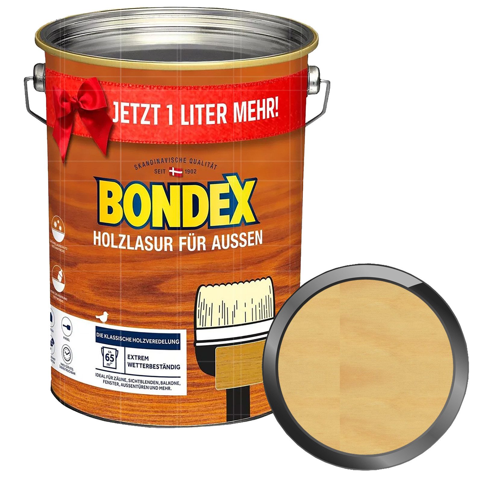 Bondex Holzschutzlasur Holzlasur für aussen - 5 Ltr