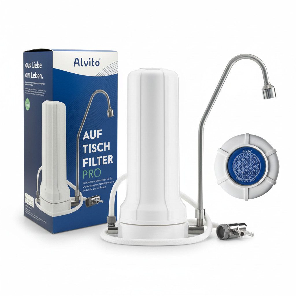 Alvito Aquariumfilter, Auftischfilter Pro hoch Typ "D" *für Wirbler geeignet*