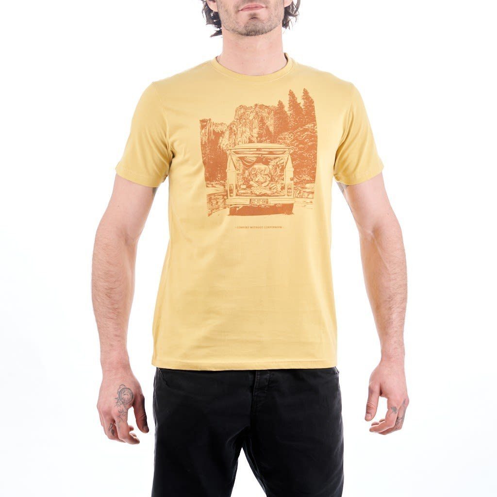 NOGRAD T-Shirt Nograd M Comfort T-shirt Herren Kurzarm-Shirt Sand